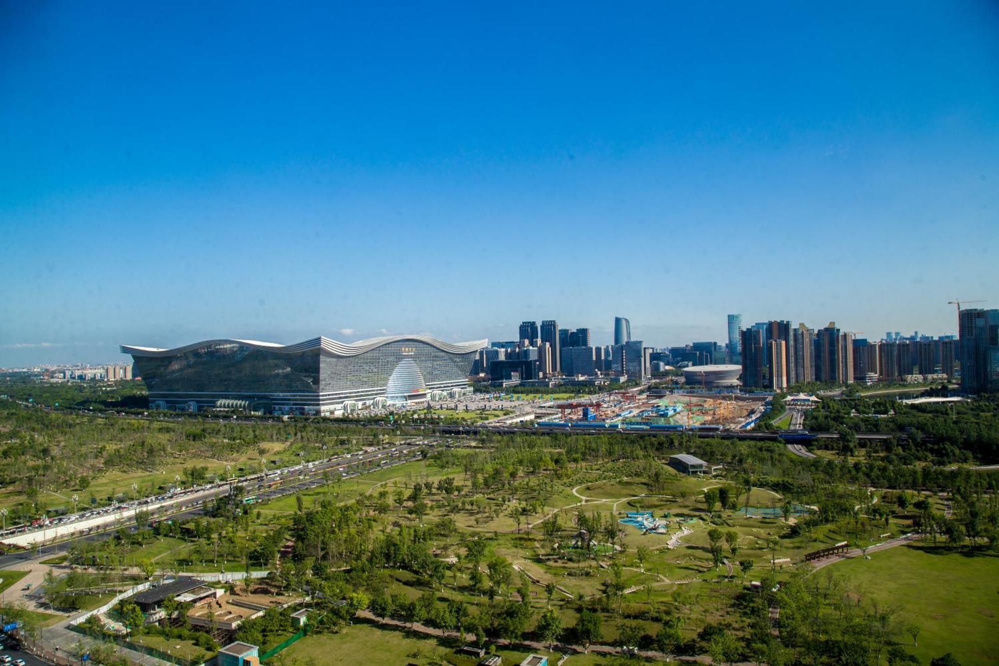 Holiday Inn Chengdu Century City-Easttower Buitenkant foto